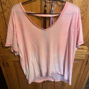 We the free open back tshirt